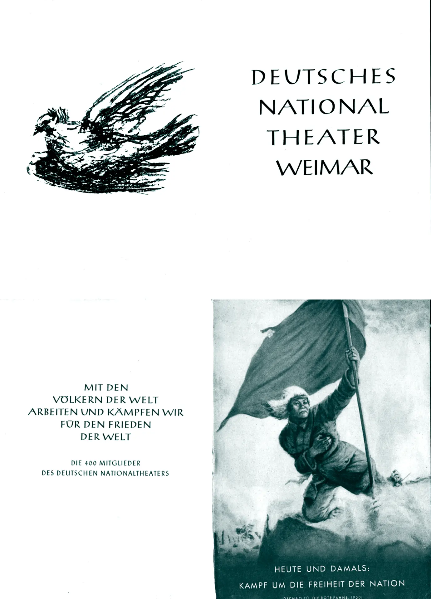 Programmheft Heute und Damals: Kampf um die Freiheit der Nation - Deutsches Nationaltheater Weimar Programmheft Heute und Damals: Kampf um die Freiheit der Nation - Deutsches Nationaltheater Weimar